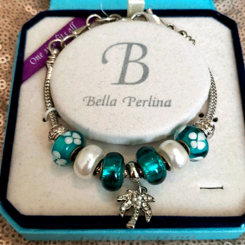 BELLA PERLINA PALM TREE BRACELET